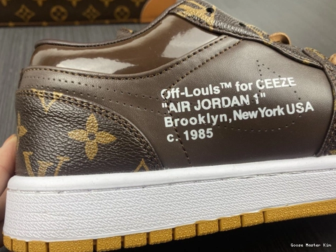 1 Off-Louis x OW LOW AJ1 Air Jordan 0807